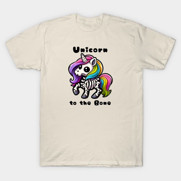 Unicorn to the bone T-Shirt by InkElementPrints